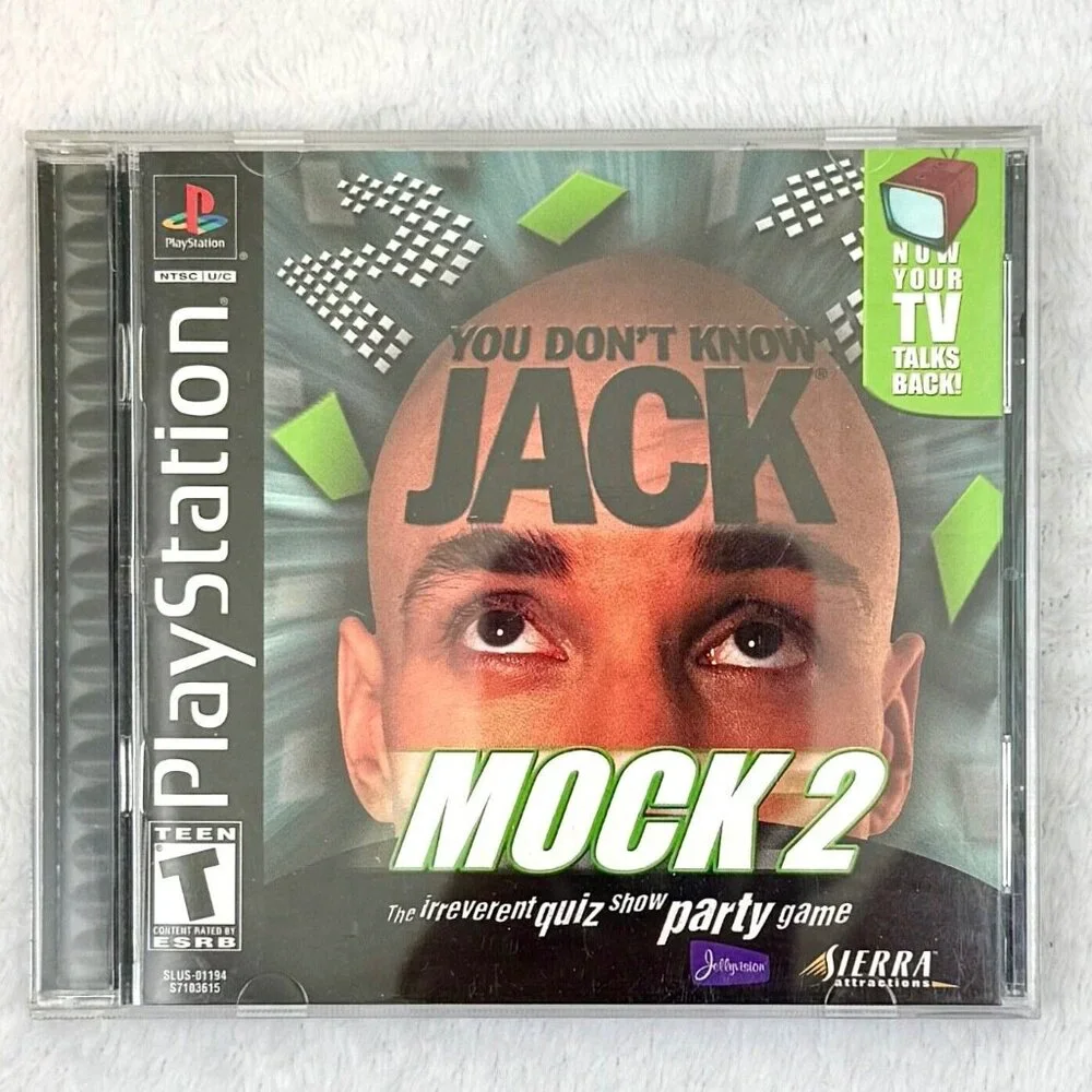 Sony PlayStation You Don't Know Jack Mock 2 2000 Sierra Games
